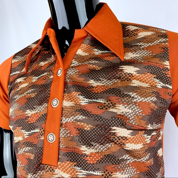 VTG 70s Olympian men’s polo shirt - Picture 3 of 8